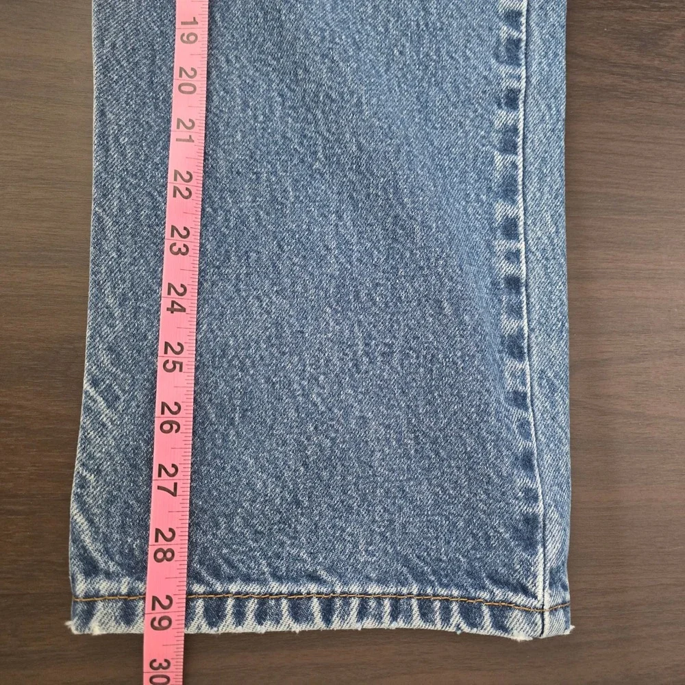 Levis‎ 505 Regular Fit Jeans Mens 38x30 Medium Wash Blue Straight Leg 00505-0216
